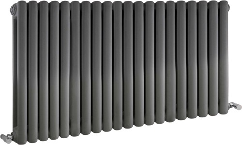 Additional image for Peony Double Radiator. 7108 BTU (Anthracite). 1223x635mm.