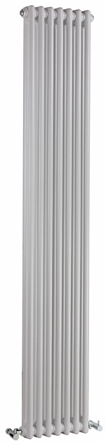 Additional image for Regency 2 Column Radiator (White). 335x1800mm. 4471 BTU.