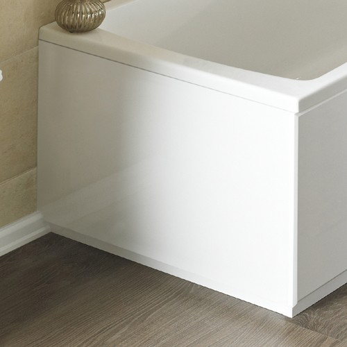 Additional image for 900mm End Bath Panel (White, MDF).