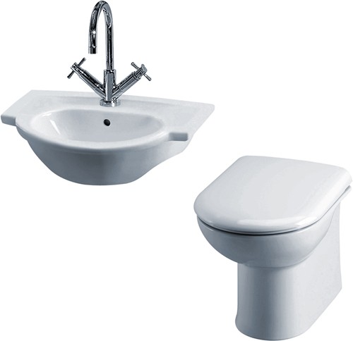 Additional image for Linton Suite With Back To Wall Pan, Seat, Recessed Basin.