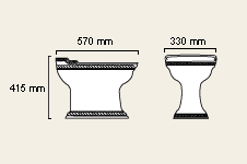 Additional image for Ravel Bidet with 1 Faucet Hole.