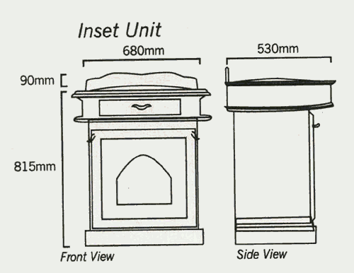 Additional image for Vanity unit in traditional cherry finish with vanity basin.