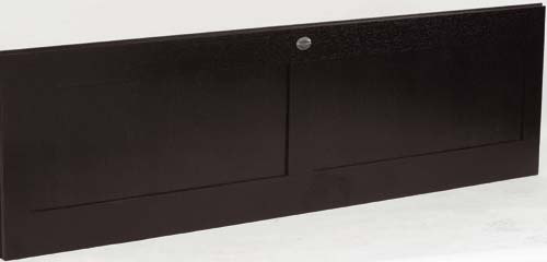 Additional image for 1700mm contemporary bath side panel in wenge finish.