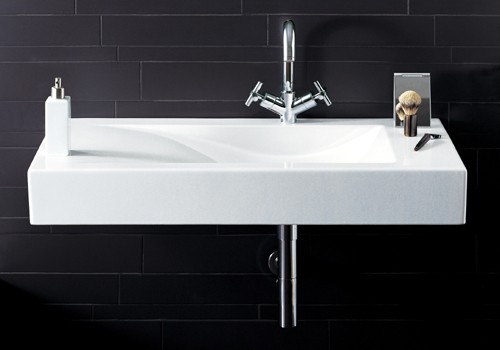 Additional image for 1 Faucet Hole Wall Hung Basin 1000mm.