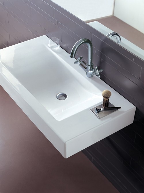 Additional image for 1 Faucet Hole Wall Hung Basin 1000mm.