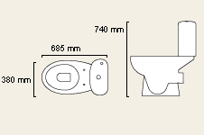 Additional image for WC with cistern and fittings