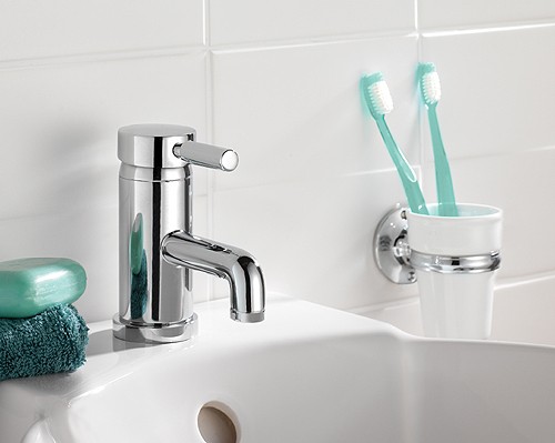 Additional image for Eco click basin faucet + Free pop up waste (chrome)