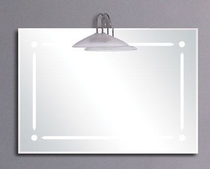 Additional image for Hertford illuminated bathroom mirror.  Size 700x1000mm.