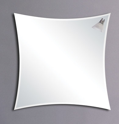 Additional image for Naas illuminated bathroom mirror.  Size 800x800mm.