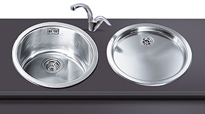 Additional image for Round Bowl Inset Kitchen Sink And Drainer.