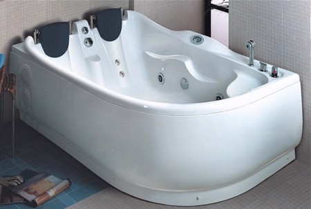 Additional image for Whirlpool bath for two people. Right Hand. 1800x1200mm.