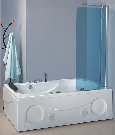 Additional image for Complete Shower Bath (Right Hand). 1800mm. 6 Jet whirlpool.