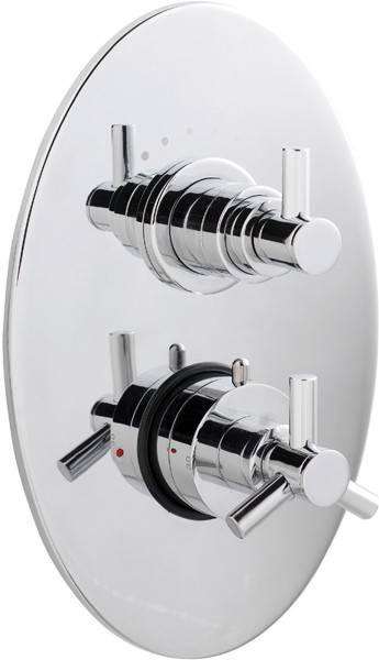 Additional image for Twin concealed thermostatic shower valve