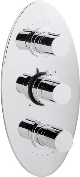 Additional image for 3/4" Triple Concealed Thermostatic Shower Valve.