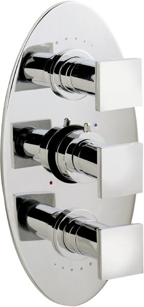 Additional image for Triple concealed thermostatic shower valve