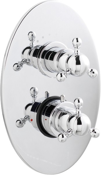 Additional image for Twin concealed shower valve with diverter