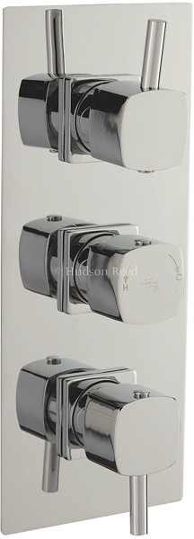 Additional image for Triple concealed thermostatic shower valve.