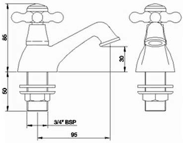 Additional image for Bath faucets (pair)