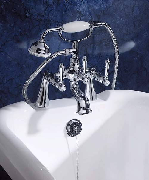 Additional image for Lever bath shower mixer with shower kit