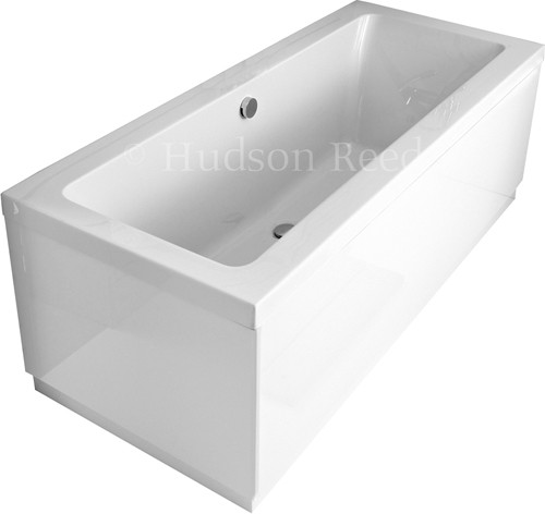 Additional image for Double Ended Acrylic Bath & White Panels. 1700x750mm