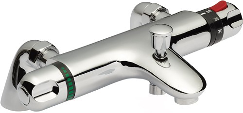 Additional image for Reef Thermostatic Bath Shower Mixer Faucet.