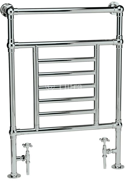 Additional image for Dorchester Heated Towel Rail (Chrome). 675x965mm.