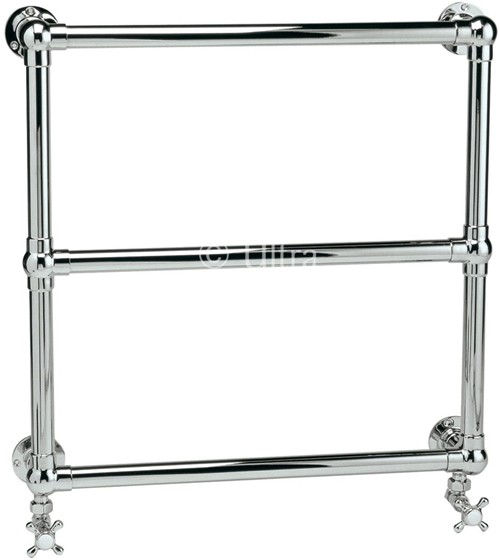 Additional image for Cotswold Heated Towel Rail (Chrome). 685x685mm.