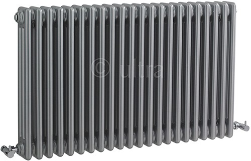 Additional image for Triple Column Radiator (Silver). 1011x600mm.