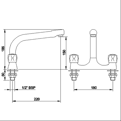 Additional image for Sink Mixer (not ceramic valves)