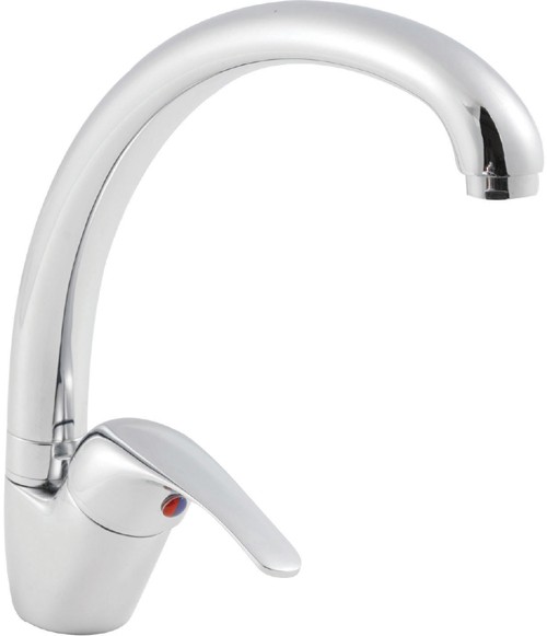 Additional image for Chord Side Action Single Lever Sink Mixer Faucet (Chrome).