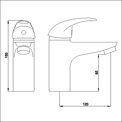 Additional image for Bath Filler (Single lever, 1 faucet hole)