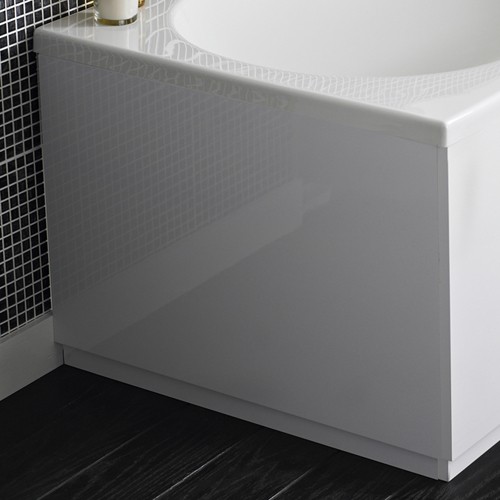 Additional image for 800mm End Bath Panel (White, MDF).