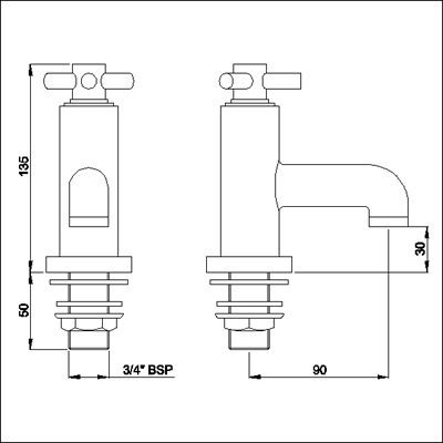 Additional image for Bath faucets (pair)