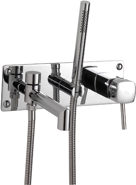 Additional image for Wall Mounted Single Lever Bath Shower Mixer & Shower Kit.