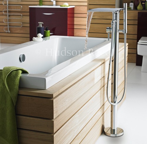 Additional image for Waterfall freestanding Bath Shower Mixer Faucet.