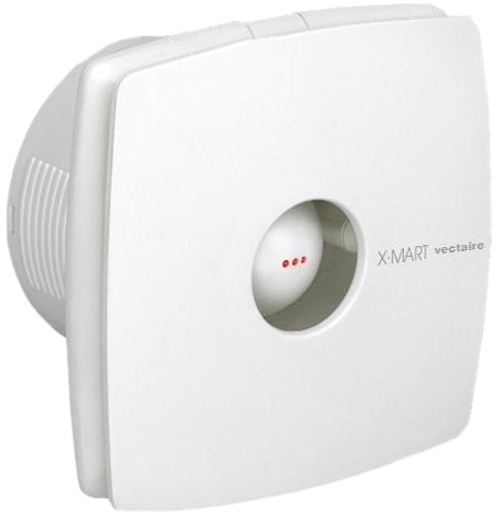 Additional image for Timer Extractor Fan With Humidistat. 100mm (White).
