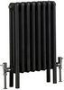 Bristan Heating Nero 3 Column Bathroom Radiator (Gun Metal). 400x600mm.