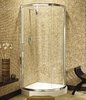 Image Ultra 900x900 bow shaped quadrant shower enclosure with shower tray.
