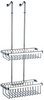 Geesa Caddy Double Hanging Basket (Chrome).  Size 265x135mm.