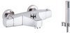 Vado Mix2 Wall mounted thermostatic bath shower mixer with kit.
