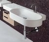 Flame 1 Faucet Hole Long Oval Wall Hung Basin With Drawer Unit. 1130 x 500mm.