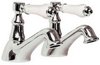 Ultra Bloomsbury Bath faucets (Pair, Chrome)