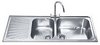 Smeg Sinks 2.0 Bowl Stainless Steel Kitchen Sink With Left Hand Drainer.