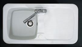 Astracast Sink Aquitaine 1.0 bowl ceramic kitchen sink.