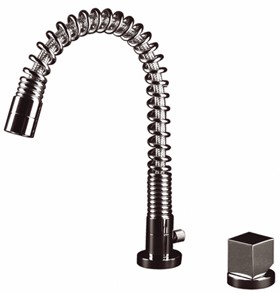 Astracast Nexus Lucido spring spout chrome kitchen faucet.