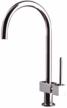 Astracast Nexus Statora single lever kitchen mixer faucet in chrome.