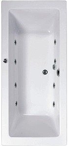 Aquaestil Plane Double Ended Whirlpool Bath. 8 Jets. 1600x700mm.