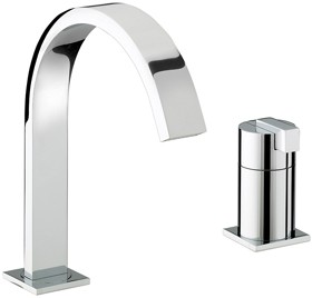 Bristan Chill Bath Filler with Single Lever Control.