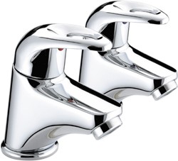 Bristan Java Basin Faucets (Pair, Chrome).