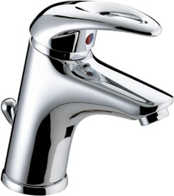 Bristan Java Mono Basin Mixer Faucet With Pop Up Waste (Chrome).